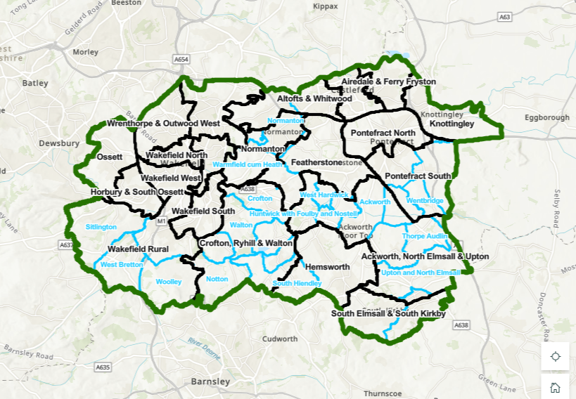 Have Your Say Consultation on ward boundaries for Wakefield Council
